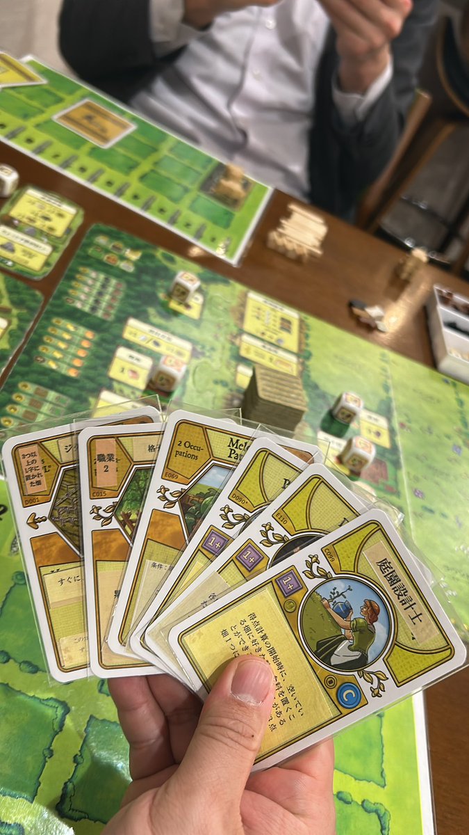 BRESPI36's tweet photo. 久しぶりのアグリコラ🌾
#BRESPI
#ボードゲームカフェ
#京都河原町 https://t.co/FfNknPGZkm