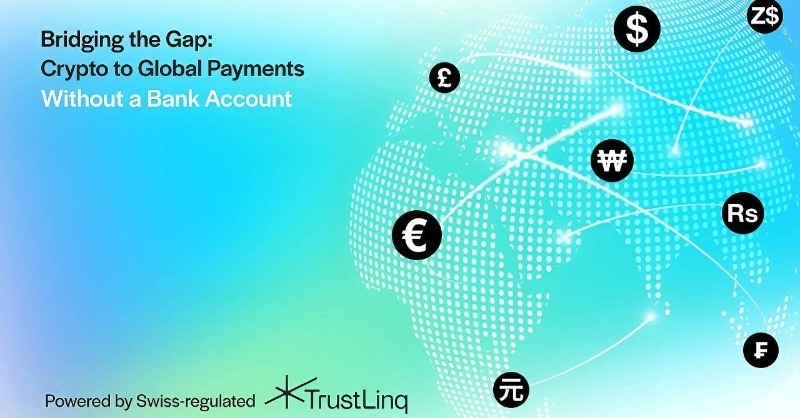 Trustlinq's tweet photo. Crypto stuck in your wallet?

Pay in fiat worldwide,
directly from USDT, USDC, or EURC.

• Non-custodial
• No off-ramps
• Recipients get a local bank transfer
• 80+ currencies

🇨🇭 Swiss-Regulated, Swiss-Privacy

Use your crypto. For real.