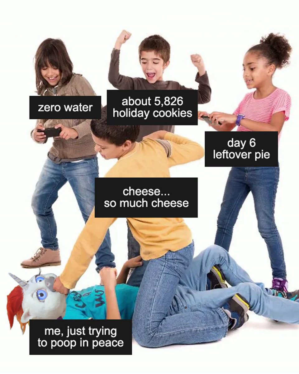 squattypotty's tweet photo. Maybe the fourth cheese board was a bad idea…

We’re still paying for some of our holiday food decisions.

#PoopProblems #GutHealth #PoopTalk #SquattyPotty #ToiletHumor #RelatableAF https://t.co/walsS4qy3L