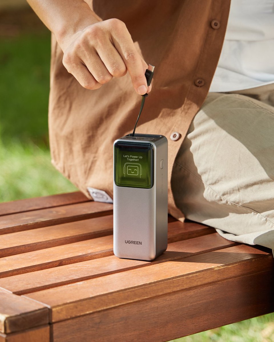 UGREENOfficial's tweet image. Whether you're at home or out and about, relaxing or working, the UGREEN Nexode 165W Retractable USB C Power Bank will keep your devices charged and ready
Check it out bit.ly/3TXUpLX
#UGREEN #UGREENNexode #charger #tech #powerbank #fastcharger