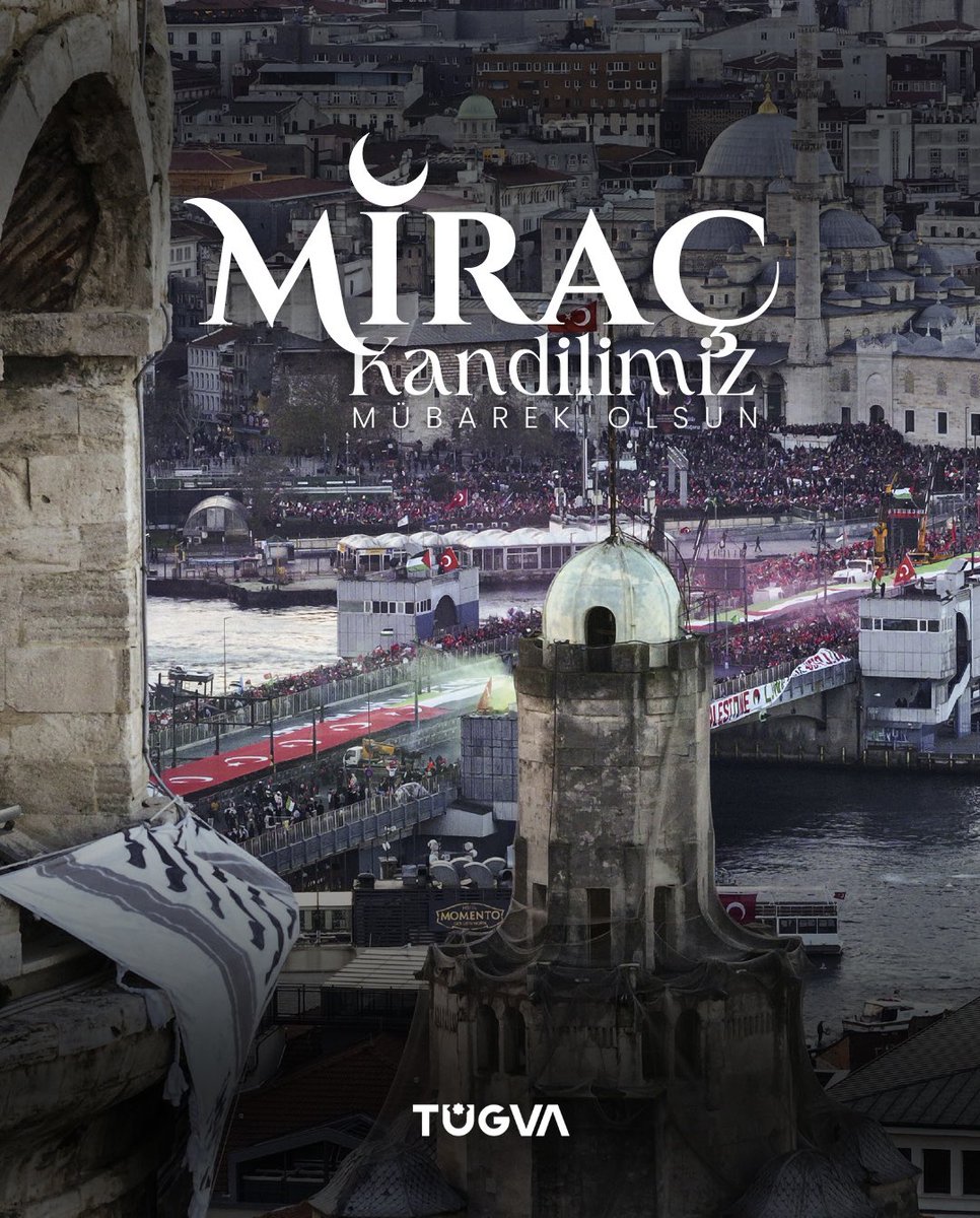 Miraç’ın ufkunda; Mescid-i Aksa’nın özgür, Gazze’nin selamet, insanlığın adaletle dirildiği bir sabah var.

Bu mübarek gecenin hürmetine o sabaha kavuşmayı dua ediyor, milletimizin ve İslam âleminin Miraç Kandili’ni tebrik ediyorum.🌙