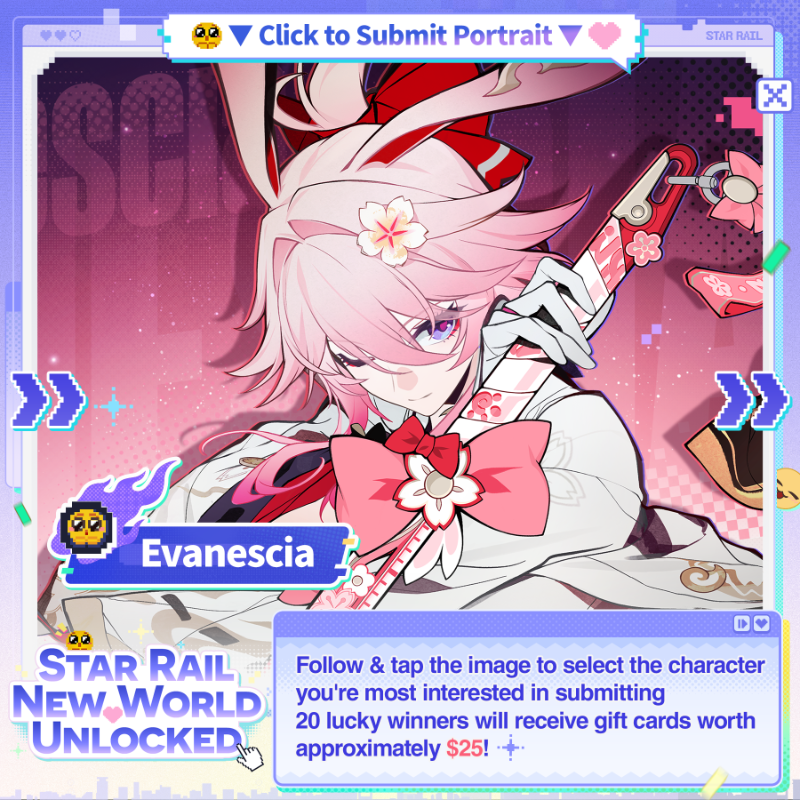 honkaistarrail's tweet photo. ˗ˏˋ Star Rail New World Unlocked Event (Part 1) ˎˊ˗

The Astral Express is about to depart for its next destination Planarcadia 🎭
Eccentrics and geniuses alike gather in this World of Elation
Who would receive Aha's favor!?