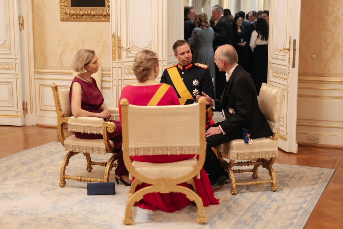 ChristinsQueens's tweet image. Bringing together the country’s main institutional players each year, the traditional New Year’s reception was held this Wednesday evening at the Grand Ducal Palace.

📸Maison du Grand-Duc // Kary Barthelmey