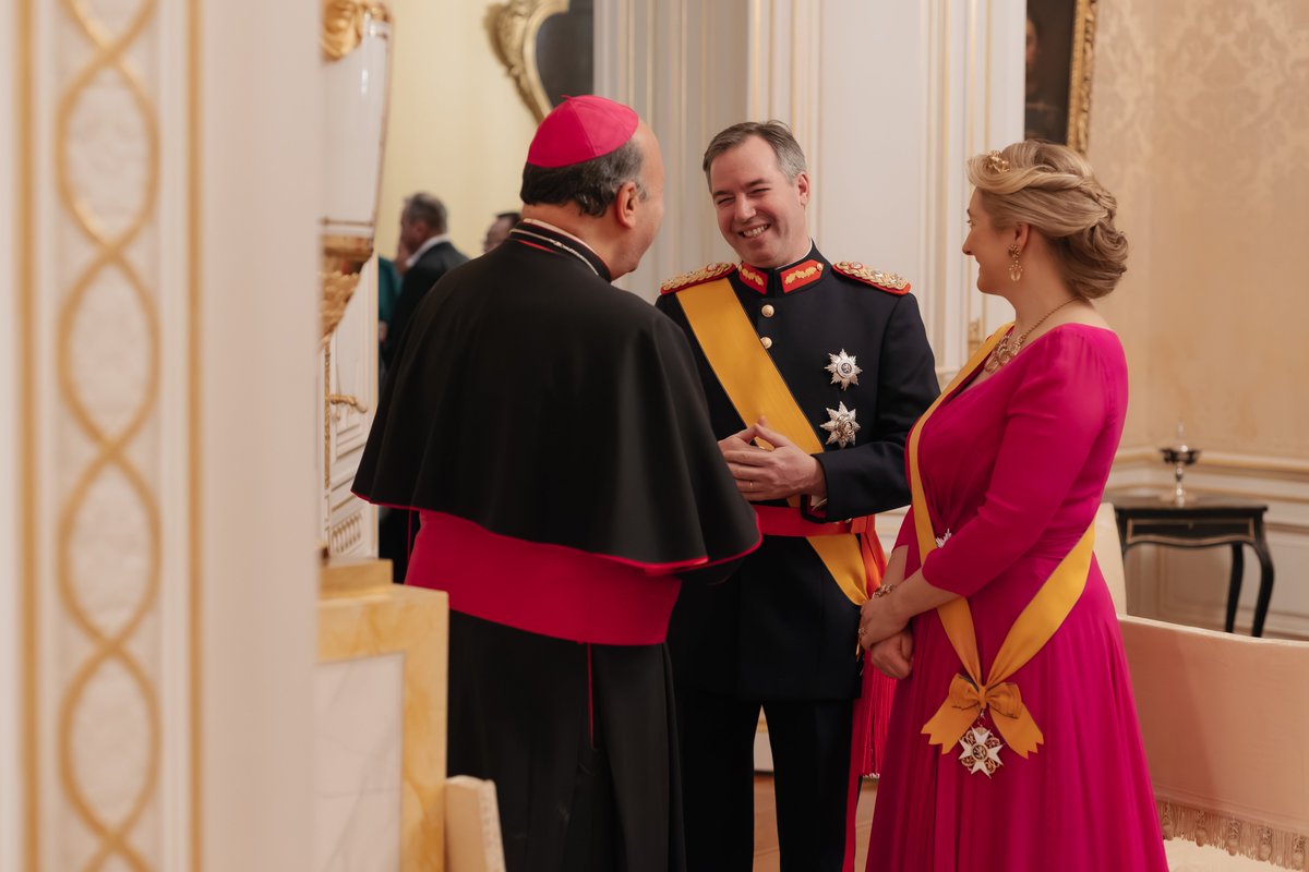 ChristinsQueens's tweet image. Bringing together the country’s main institutional players each year, the traditional New Year’s reception was held this Wednesday evening at the Grand Ducal Palace.

📸Maison du Grand-Duc // Kary Barthelmey