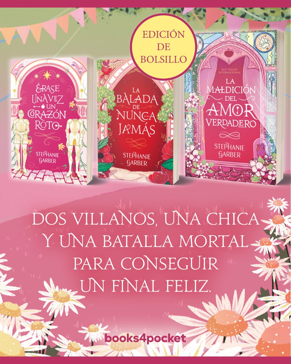 ¡Que gane el mejor villano!💘✨

Os recordamos que ya podéis adquirir la edición de bolsillo de #LaMaldiciónDelAmorVerdadero de Stephanie Garber, la conclusión de la trilogía de #ÉraseUnaVezUnCorazónRoto…👑🦊🍎

✒️Traducción de Eva González Rosales.