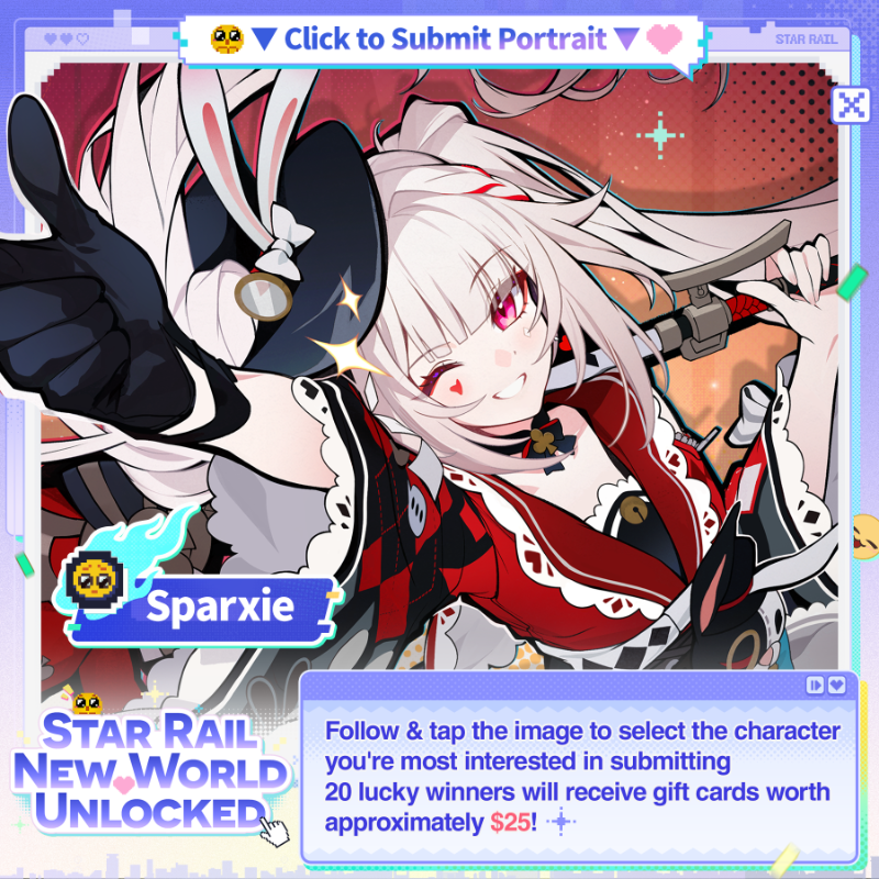 honkaistarrail's tweet photo. ˗ˏˋ Star Rail New World Unlocked Event (Part 1) ˎˊ˗

The Astral Express is about to depart for its next destination Planarcadia 🎭
Eccentrics and geniuses alike gather in this World of Elation
Who would receive Aha's favor!?