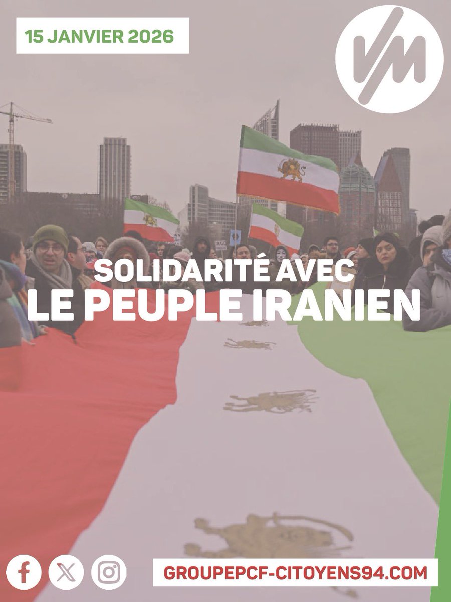 VDMencommunPCF's tweet image. ✊🏻Solidarité avec le peuple iranien !