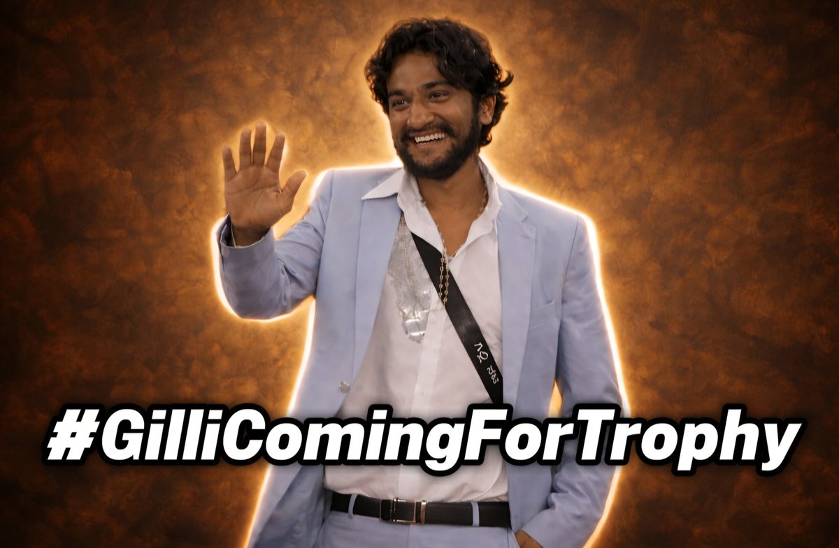 Tagline revealed🔥

#GilliComingForTrophy 

Gilli nation copy above tag, comment and quote, show love and VOTE FOR GILLI to make him win the deserved #BBK12 title. #Gilli ❤️