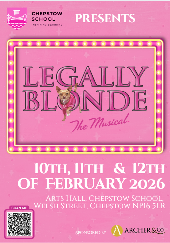 chepstowschool's tweet photo. Chepstow School is rolling out the pink carpet for Legally Blonde – a dazzling, feel-good show packed with heart, humour and high-energy hits! 🎶

🎟️Grab your January Sale Tickets until 20th January 2026

https://t.co/xN7GiW97SS
#LegallyBlonde #TurnPink #ChepstowSchoolShow https://t.co/Tq4aGY85PD