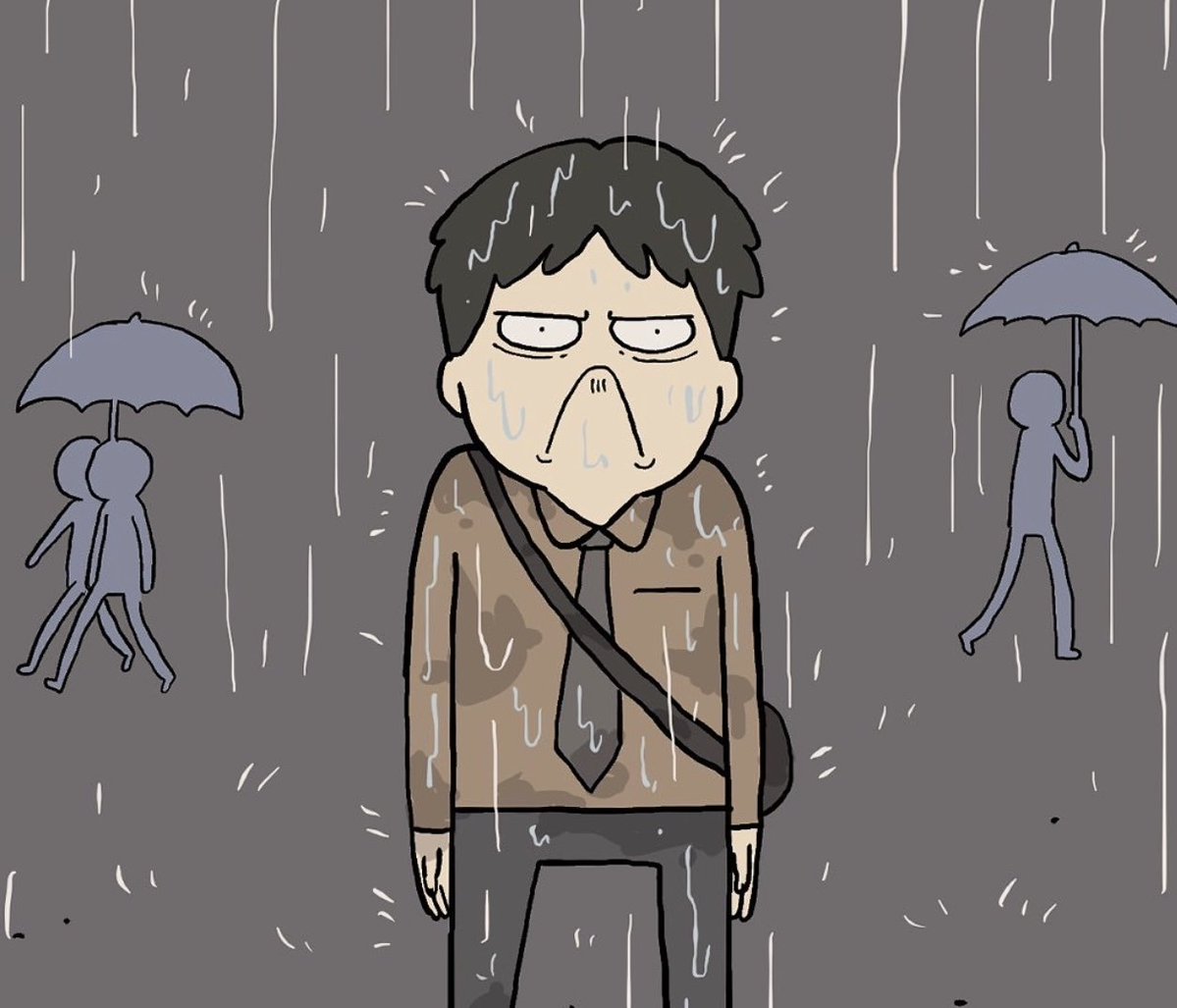 tahilalats's tweet image. Sudah tau musim hujan, bukannya sedia payung malah sedia aku