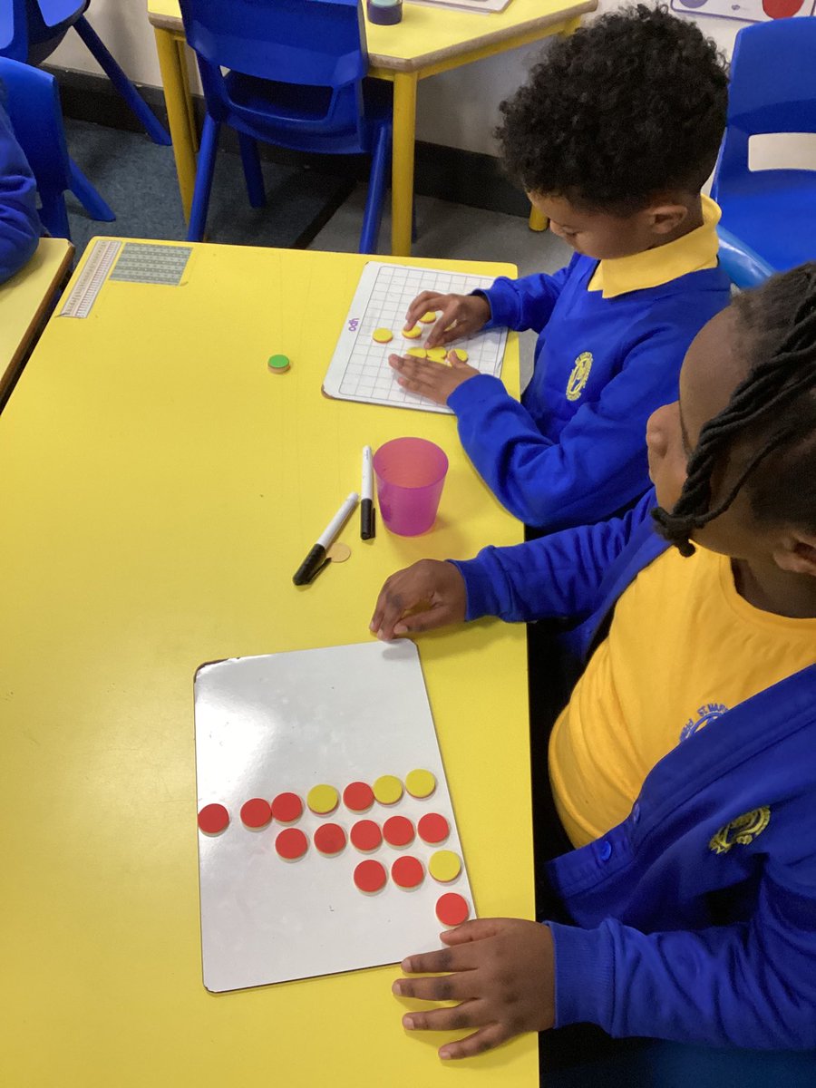 StMaryB17's tweet photo. Counting in 2s from 1 had Year 2 thinking hard and noticing number patterns in a whole new way #Maths #FluencyBee https://t.co/GkwxWRqALd