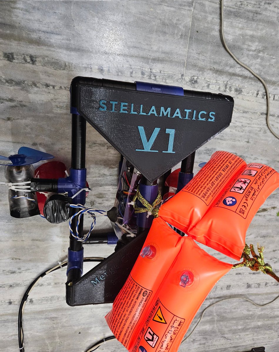 NitishManocha1's tweet photo. The ROV has taken shape.
About ready for the first open pool water test.
Found a special location to test having close to real life environment as ports.
This version:
- Moves forward, back, left, right, up, down
- Can manually adjust buoyancy
- Live camera POV feed to laptop

Demo video coming soon!