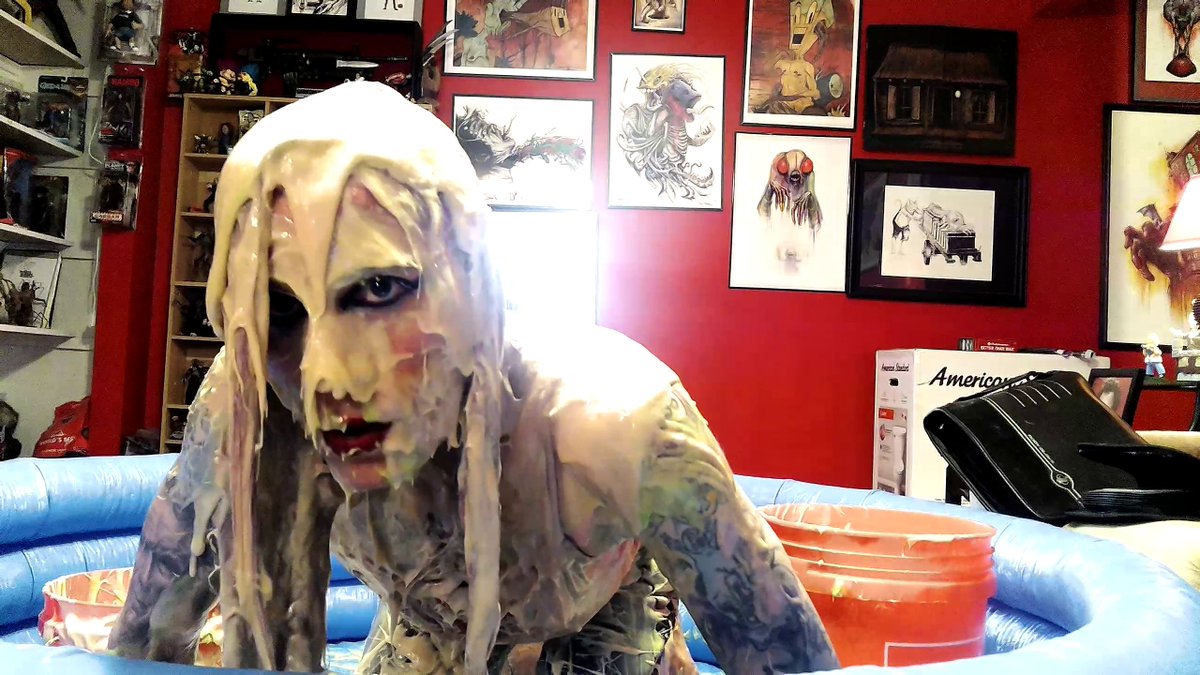 Haven't really been posting much, ya know...life sucks...  Here's a couple more pictures.  #wam #wetandmessy #slimed