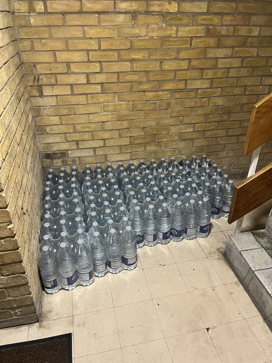 Got dropped off at midnight for our block of flats. Whoever Gill Beck is, many congratulations. #tunbridgewells