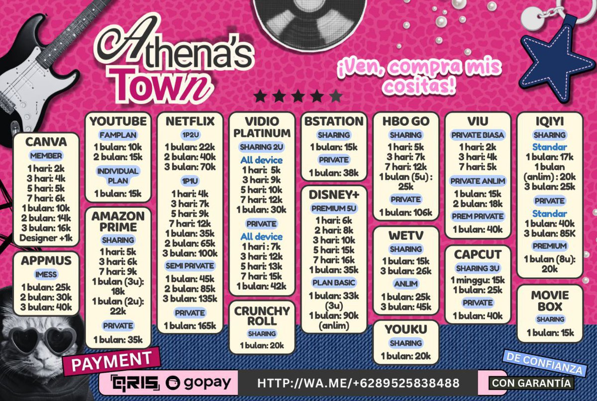 groatto's tweet image. YUK WTB JUAL AKUN HARIAN PREMIUM BULANAN WTS SEWA // SATSET GARANSI MURAH LANGGANAN

🍅 : wa.me/6289525838488

NETFLIX CANVA VIU IQIYI DISNEY —  MOVIEBOX CRUNCHYROLL HBO MAX GO AMAZON PRIME VIDEO APPMUS / YOUTUBE YOUKU CAPCUT BSTATION VIDIO WETV

#zonajajan #zonauang
wowo