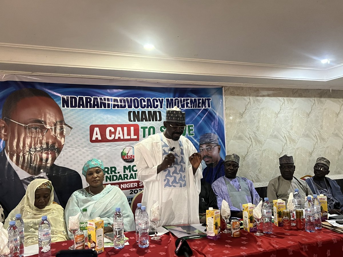 OfficialNdarani's tweet photo. Youth Groups Endorse Ndarani, SAN, for Niger South Senate Seat Ahead of 2027 Elections

I am deeply honored by the visit and the overwhelming call by various youth and community groups urging me to contest for the Niger South Senatorial seat in the 2027 general elections.

This call represents a profound invitation to serve humanity and contribute more meaningfully to the development of our dear Niger State and Nigeria at large. In the spirit of responsibility and inclusiveness, I will embark on wide ranging consultations with my family, friends, associates, and relevant stakeholders before making a final decision.

I sincerely commend the youth groups for their unity, courage, and commitment to good governance. I urge them to remain steadfast in advocating for credible, qualified, and visionary leadership that will foster peace, progress, and sustainable development across our communities.

The engagement was further enriched by goodwill messages and endorsements from respected leaders, including Engr. Mohammed Dagachi Etsugaie, National President of the Community Association for Grassroots Transformation (CAGRAT); representatives of the Ndarani Advocacy Movement (NAM); and Hon. Abdullahi Muhammad Gangwa, Coordinator of the Niger South Coalition Youth Groups, all of whom highlighted my commitment to justice, service, and grassroots development.

I remain grateful for the confidence reposed in me and assure the people of Niger South of my continued dedication to the ideals of integrity, unity, and service to humanity.

Ndarani Mohammed, SAN