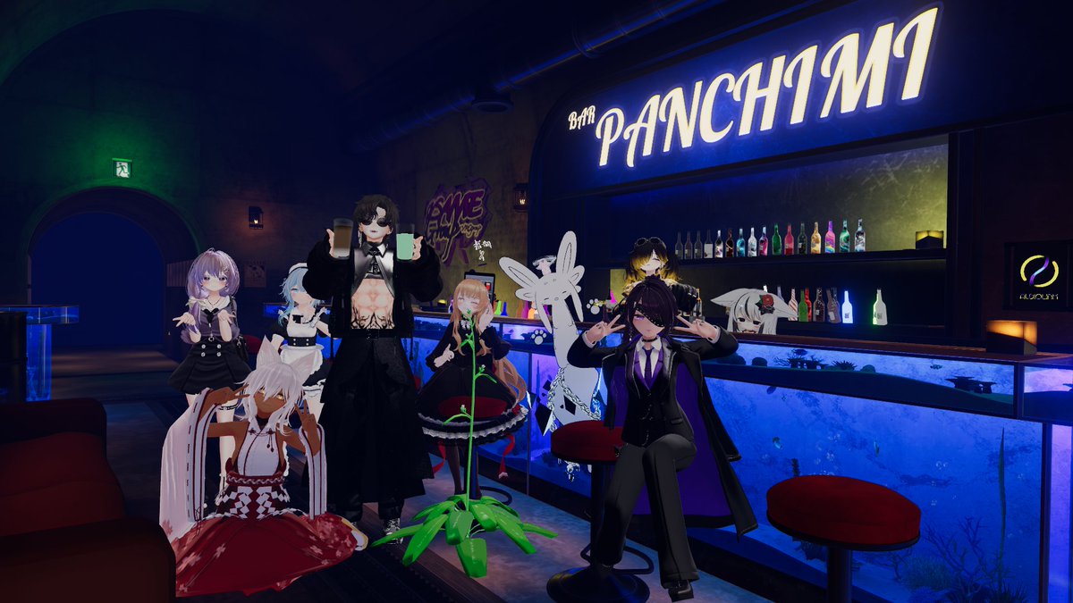 グランドオープンおめでとうございます🎉
途中から参加してました！カクテルほんとに綺麗で色々見たくなります
火曜22時のイベント前にチルしにまた来ます
#ばーぱんちみ