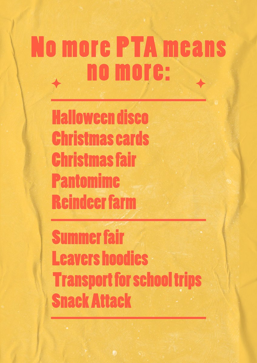 Sadly this is everything the children will miss out on if we are unable to recruit new volunteers 😢