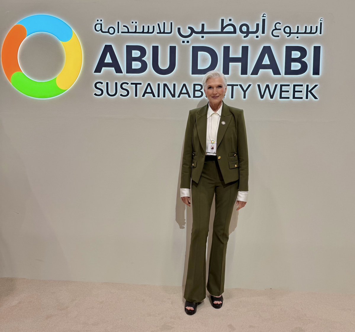 mayemusk's tweet image. Attending the opening ceremony of Abu Dhabi Sustainability Week was truly impressive. @ADSWagenda 

Seeing leaders, people, and technologies come together — celebrating innovators and recognising those shaping real solutions — was inspiring.

As Dr. Sultan said at the opening,…