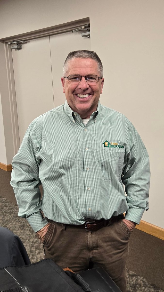 Tim's grin can mean a lot of things! Today we celebrate his retirement. 
#Thinkburrus