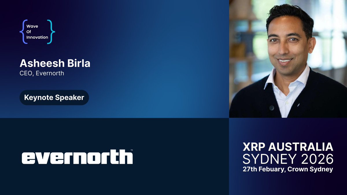 🚀 $XRP: Evernorth plan Q1 2026 IPO & Institutional XRP access is becoming  as simple as buying a public stock 😱 —Evernorth CEO, Asheesh Birla, will  be a keynote speaker at XRP