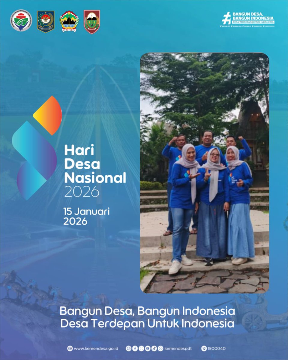 Selamat Hari Desa Nasional
#BangunDesaBangunIndonesia
#DesaTerdepanUntukIndonesia
#HariDesaNasional2026
#KementerianDesaPDT
#PendampingDesaHebat