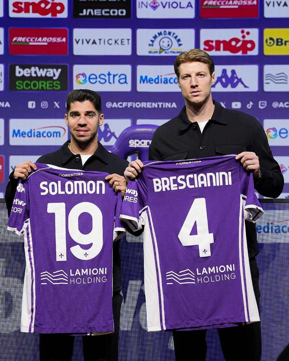 acffiorentina's tweet image. Manor Solomon &amp;amp; Marco Brescianini 🎙️💜⚜️

#forzaviola #fiorentina