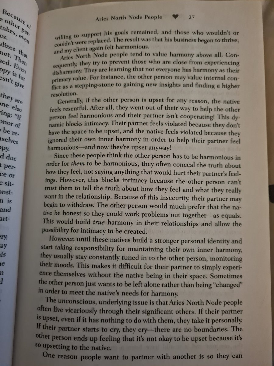 HiBeanz's tweet image. This from Jan Spiller about Aries North Node people describes exactly what I'm like in relating to others 😲