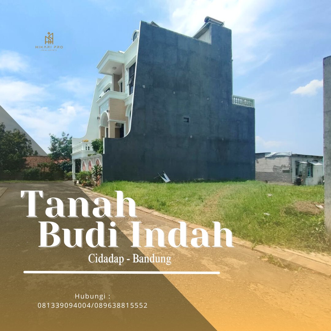 Tanah budi indah jl magnolia setiabudi bandung lembang, LT 204 m2, Harga 1,68 M