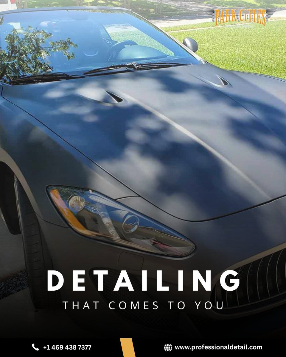 RoderickMosley's tweet photo. From daily drivers to luxury vehicles, our mobile auto detailing in Dallas, TX, brings convenience and precision together. We handle everything on-site with expert tools. Reserve your mobile service with Park Cities Mobile Detail!

Visit Now- https://t.co/bvqPANspyu https://t.co/ergT3Omzrs