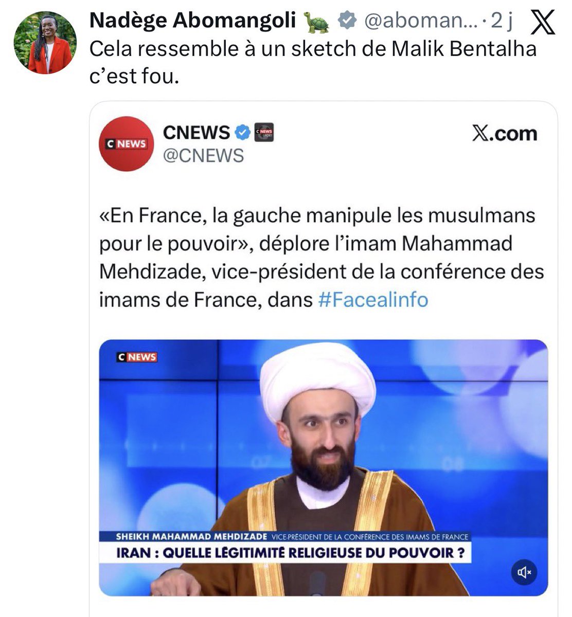 ChaRocher's tweet image. Quand c’est un musulman qui dénonce les manipulations de sa communauté par la gauche, LFI peut se moquer de son look. Par contre, quand on se moque du look islamo-bobo d’un Merwane Benlazar qui promeut la charia, LÀ c’est du racisme honteux. Le privilège insoumis.