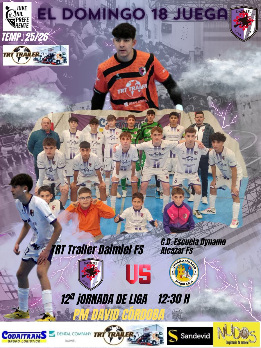 🪧 𝐂𝐀𝐑𝐓𝐄𝐋𝐄𝐑Í𝐀 𝐏𝐀𝐑𝐓𝐈𝐃𝐎𝐒 💜

Buenas amig@s, os dejamos los diferentes carteles de los partidos donde nuestros equipos 💜 siguen la competición 💪

El senior será emitido 📺 en la sede 🎥 a partir de las 18:30 horas 

#daimiel