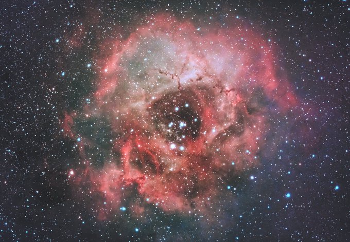 久し振りに冬空の薔薇を撮影
これまでより若干解像したのでヨシ!

バラ星雲(NGC 2237)
80ED鏡筒+Artemis-C Pro
5分×22枚 総露光110分
ダークあり フラットなし 