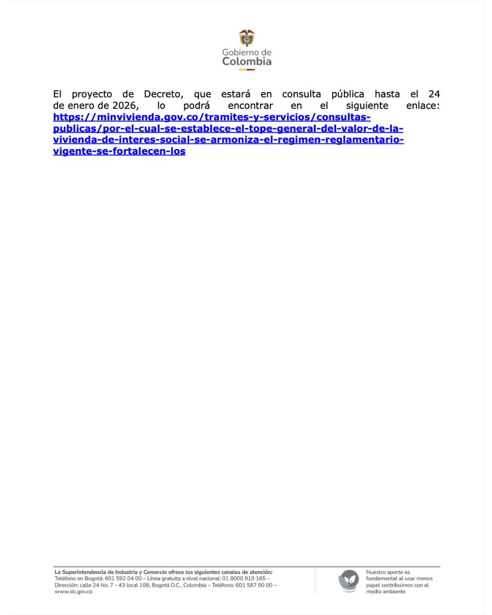 sicsuper's tweet image. Desde la SIC, junto a @Minvivienda protegemos a las familias que compran vivienda VIS y VIP: precios claros en pesos colombianos, sin aumentos injustificados. Transparencia y seguridad jurídica para todos los hogares.