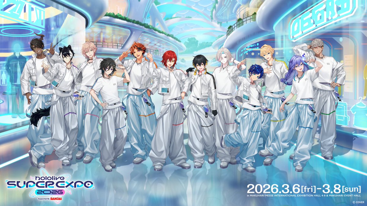 holostarstv's tweet image. ▷▷▷hololive SUPER EXPO 2026 KV解禁 ◁◁◁

「hololive SUPER EXPO 2026」
キービジュアル大公開🎉

イベントをぜひお楽しみに🙌
皆さまのご来場をお待ちしております✨

#hololivefesEXPO26