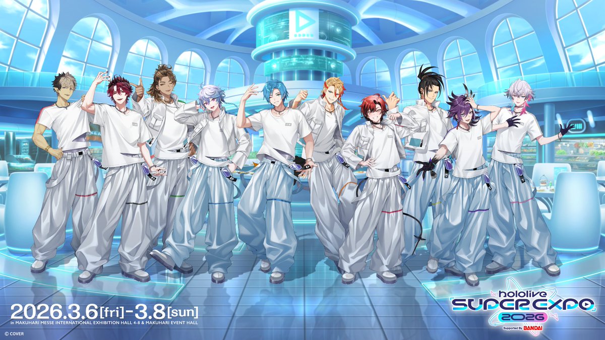 holostarstv's tweet image. ▷▷▷hololive SUPER EXPO 2026 KV解禁 ◁◁◁

「hololive SUPER EXPO 2026」
キービジュアル大公開🎉

イベントをぜひお楽しみに🙌
皆さまのご来場をお待ちしております✨

#hololivefesEXPO26