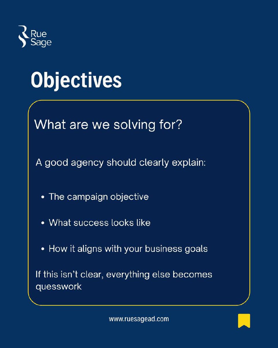 RuesageAdtech's tweet photo. Before the ideas, before the media plan, before the launch timeline,
there are questions that shape everything that follows.

Good campaigns start with better questions https://t.co/s10PcHIkPt