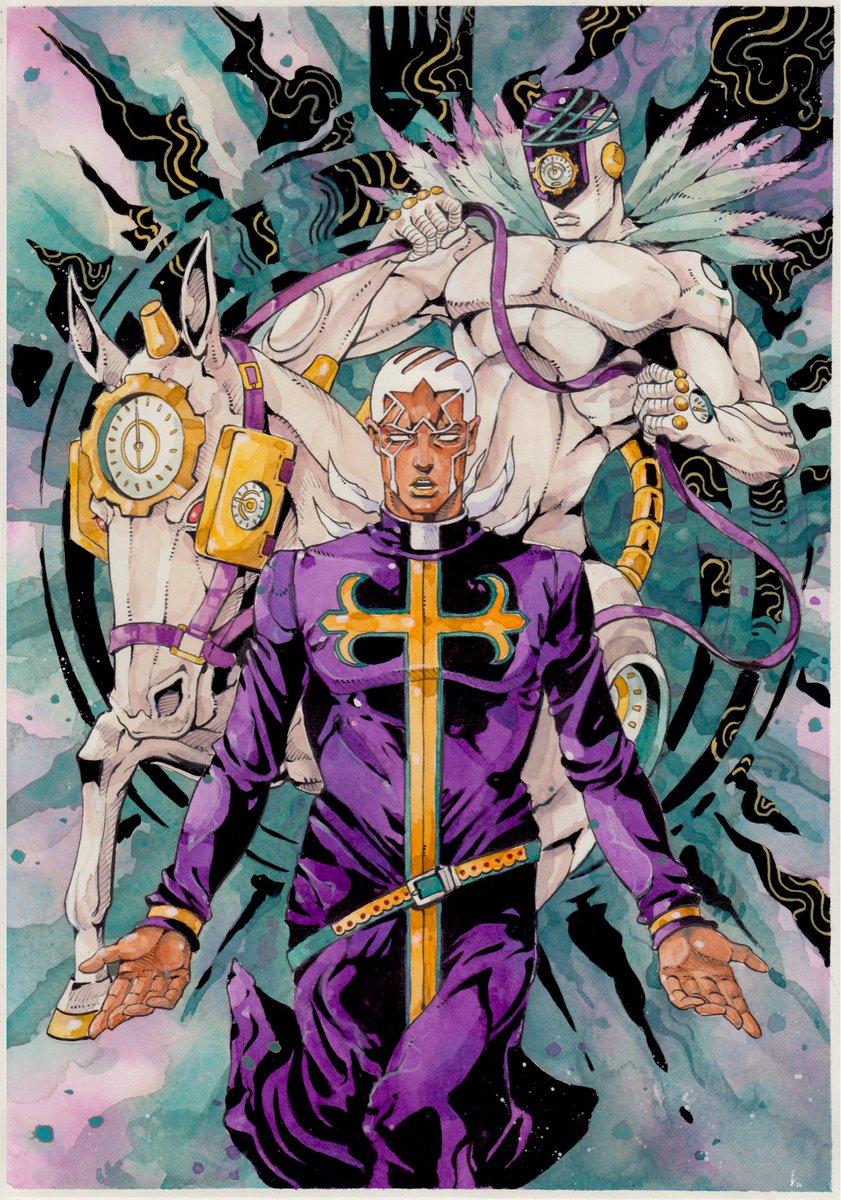 Enrico Pucci and made in heaven 

#jjbafanart #JJBA #JoJosBizarreAdventure
