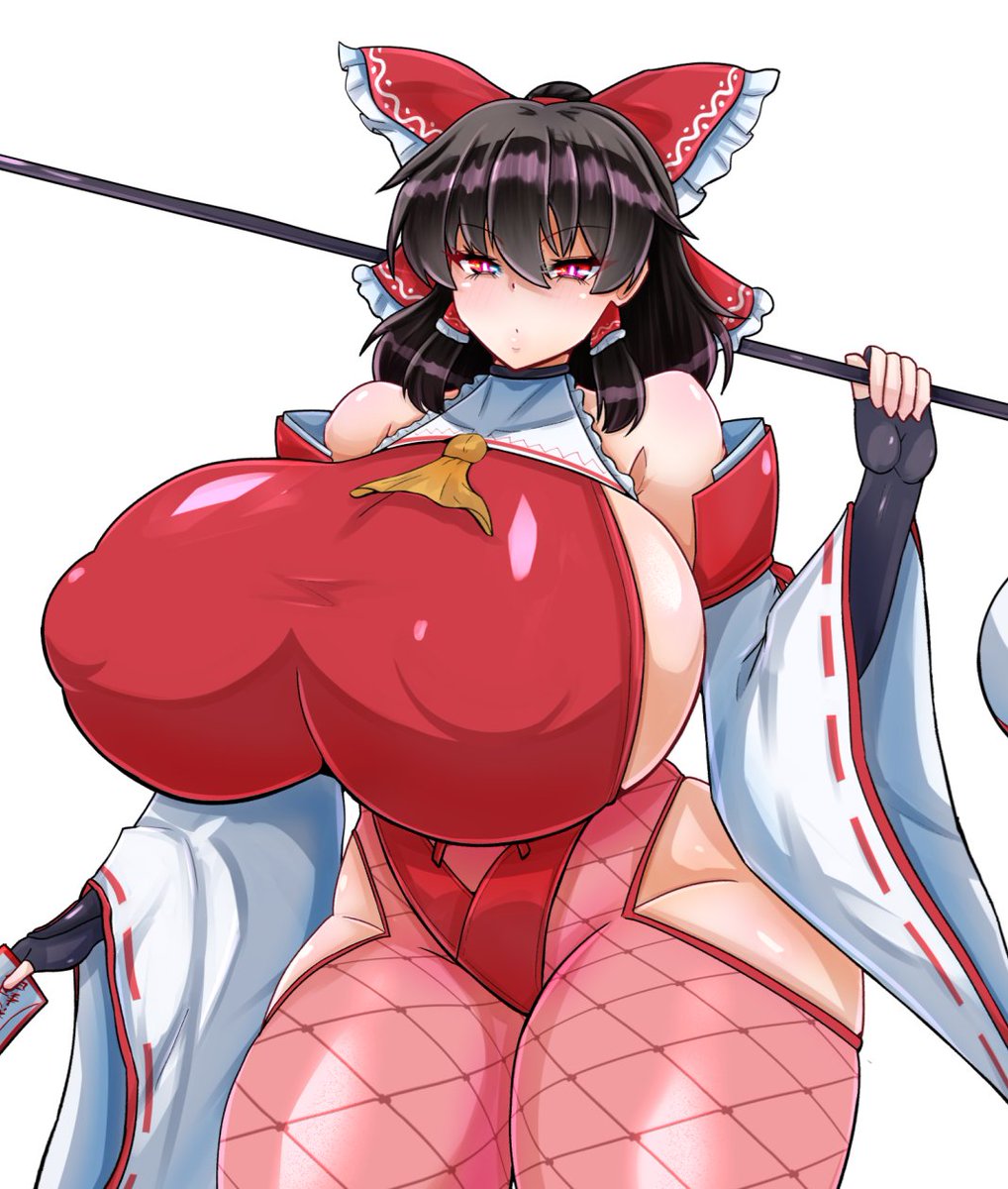 対魔忍風の霊夢さん進捗。 