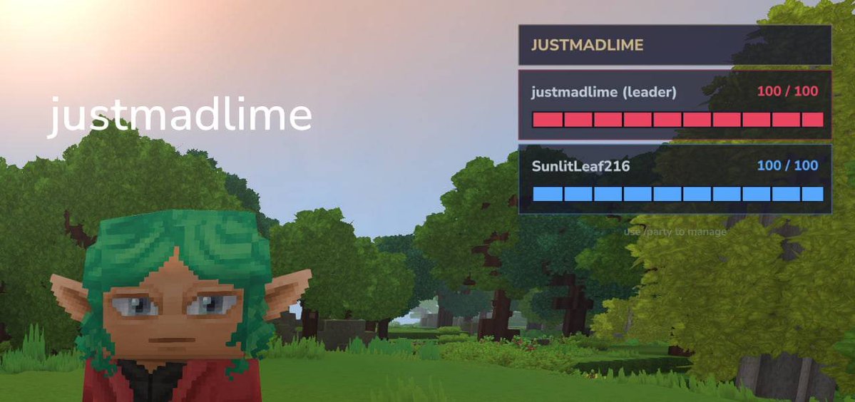 MadLimeDev's tweet image. I've made a Party mod for @Hytale!

You can add and manage your team, tp to them, view their stats and much more! You can download it on curseforge: curseforge.com/hytale/mods/si…

#hytale #HytaleMods #Modding