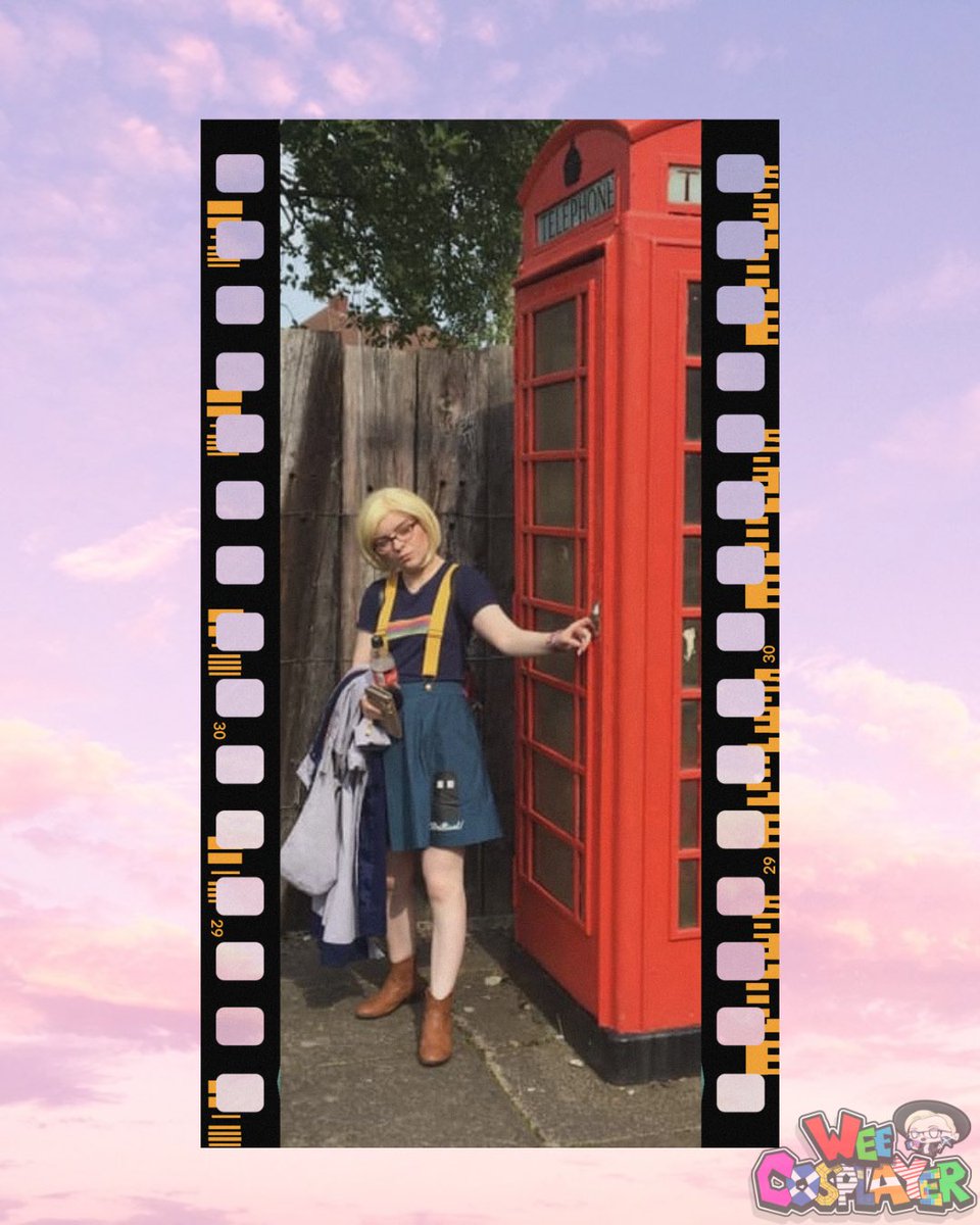 WeeCosplayer's tweet image. Throwback Thursday 

This was when I went to Summerlee Museum back in 2019. I went with my old doctor who cosplay group &amp;amp; you can see I’m in my 13th Doctor cosplay. With a doctor inspired skirt.

🎨 Logo By @thedandytigerart 

#cospaly #kofi #throwbaxkthursday #doctorwho