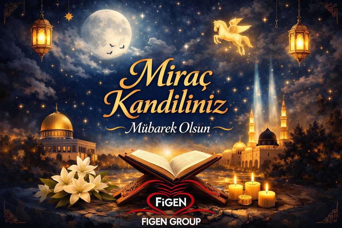 HalilKahya8's tweet photo. #MiracKandilimizMuebarekOlsun 

#Miraç https://t.co/fSNFN8eFvr
