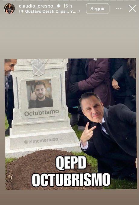 Oye <a href="/jgalemparte/">Gabriel Alemparte</a> te cuento que esto me REAFIRMA que <a href="/ClaudioCrespoG/">CLAUDIO CRESPO</a> tiene bien ganado el apodo de CARNICERO y ahora le agrego el psicópata. 
Un tipo que celebra cegar a otro y no pagar por ese crimen, es un psicópata con cero humanidad.