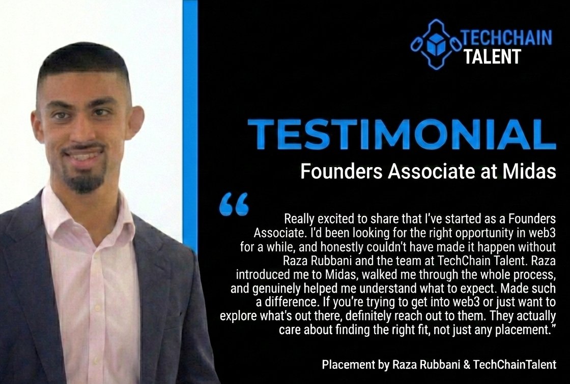 TechChainTalent's tweet image. Happy to have placed another candidate