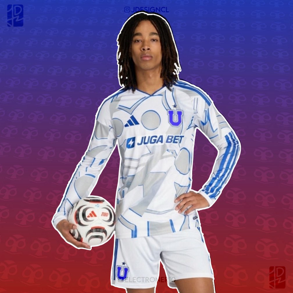 Re-diseño a la nueva camsieta visitante de <a href="/udechile/">Universidad de Chile</a> 2026 🤘🏻💙❤️

¿Qué te parece? Opiná en los comentarios! 👀

MG❤️ &amp; RT🔁 se agradecen! 

#UdeChile #VamosLaU #Adidas