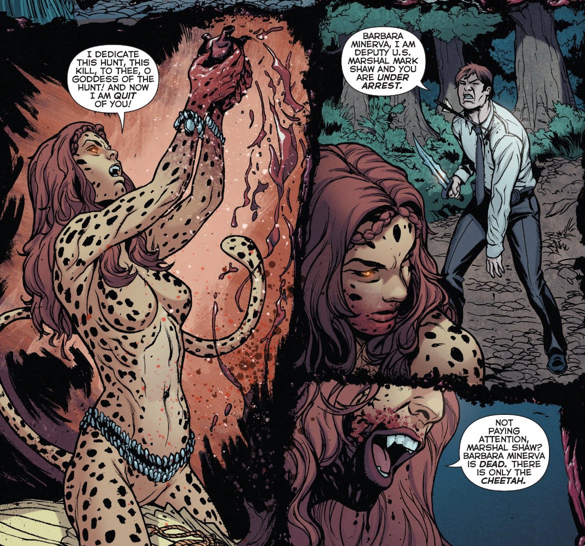 THEMYSCIRALORE's tweet photo. One day we’ll get a Cheetah adaptation where she’s not reduced to being a henchman or a jobber🥀 https://t.co/1JLJ7NQZCR