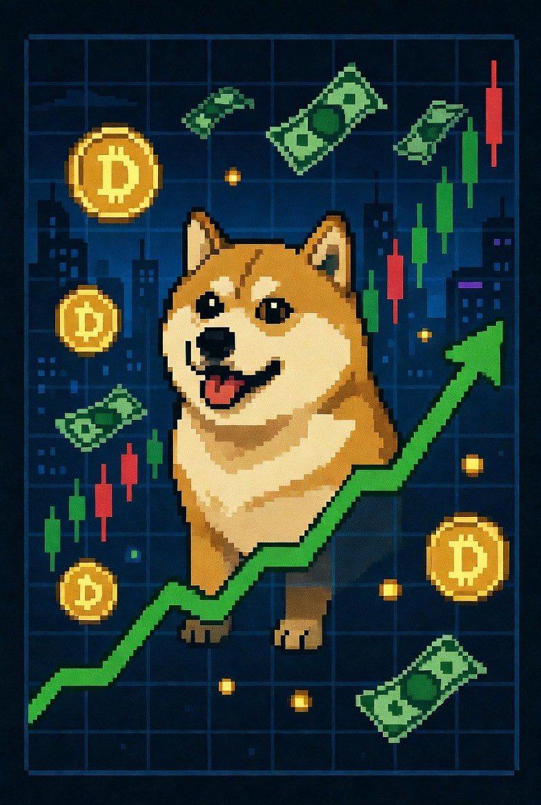 Pullbacks from upswings happen and can be healthy! No need to panic, stock  up, HODL & be rewarded!💰🔥 $DOGE #Dogecoin #Cyrypto