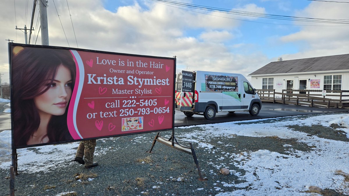 SignGuruNL's tweet image. Whether you're looking for a fresh cut, colour, or extensions, Love is in the Hair when you visit The Salon.  Walk in or call for an appointment.