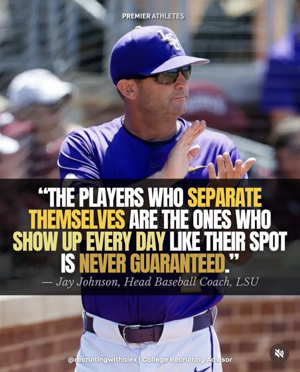 TJHannam10's tweet image. Wise words from Jay Johnson - LSU

I have a hitter at LSU currently..

The things he’s shown me + told me is some of the best development and detail I’ve seen.