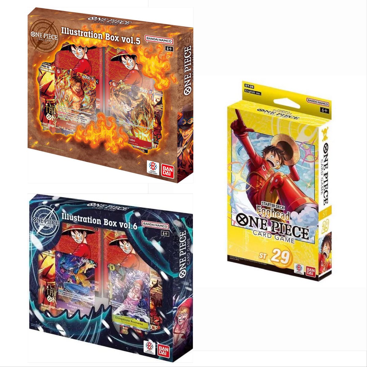 Illustration Box Vol.5 & Vol.6 and ST29 are expected to drop